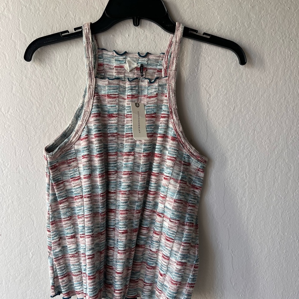 Anthropologie Striped Sleeveless Women's Top